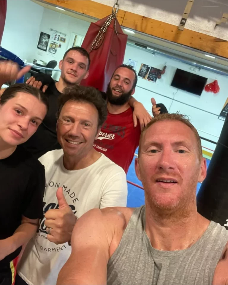 L'équipe Urban Boxe réunie au dojo